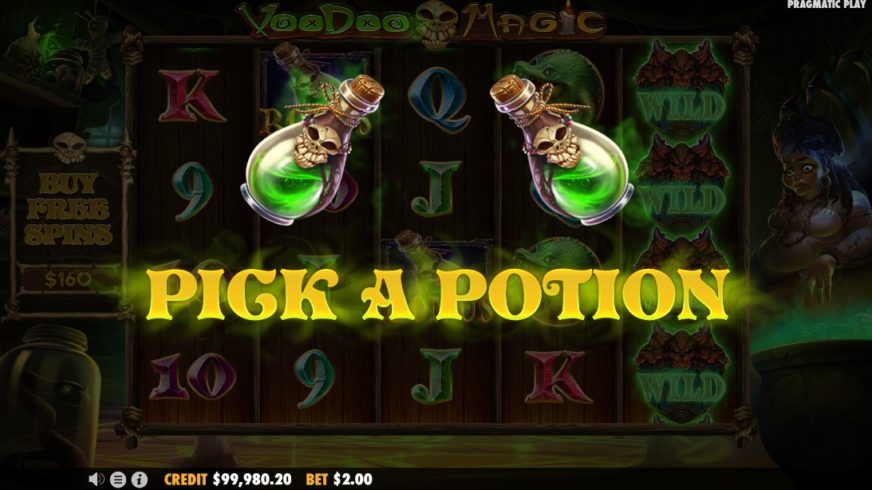 Voodoo Magic slot screen 2
