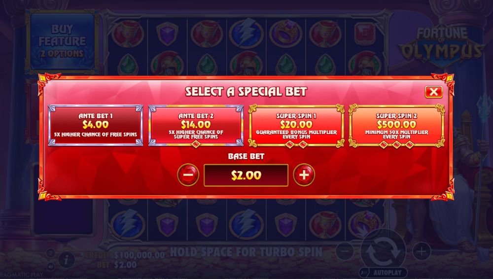 play free Fortune of Olympus slot