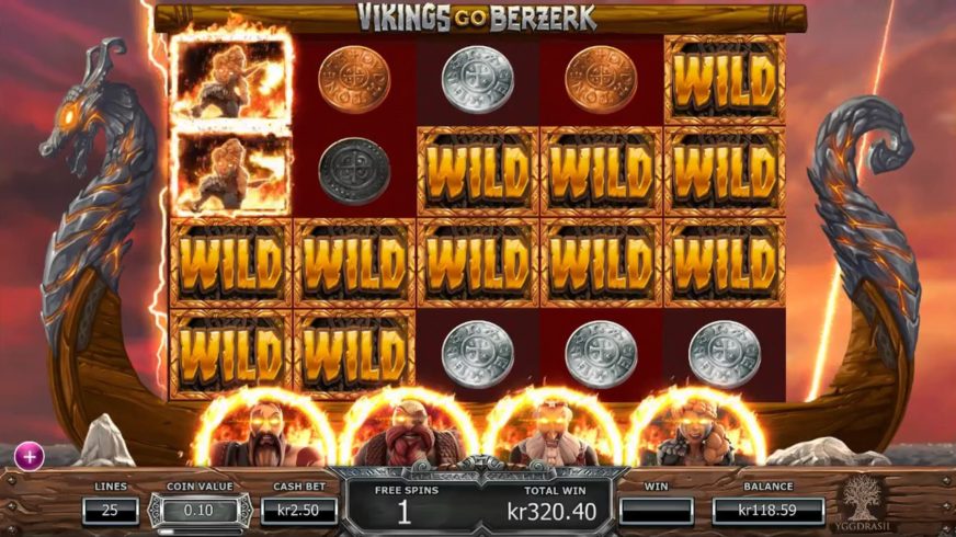 Vikings Go Berzerk slot screen 1
