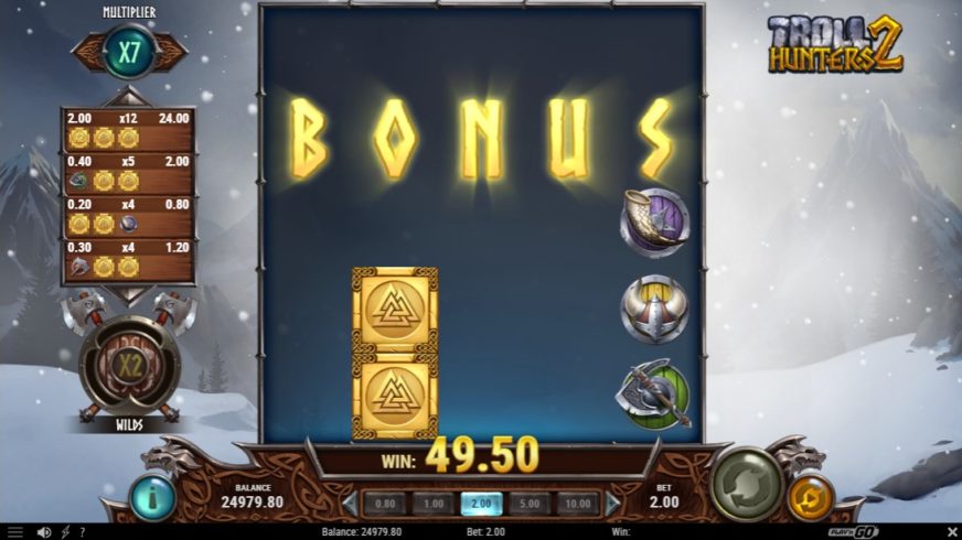 Troll Hunters 2 slot screen 3