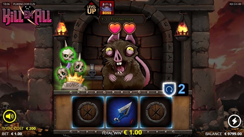 Kill Em All slot screen 4