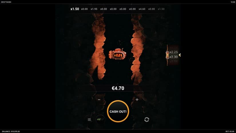 Deep Rush slot screen 4