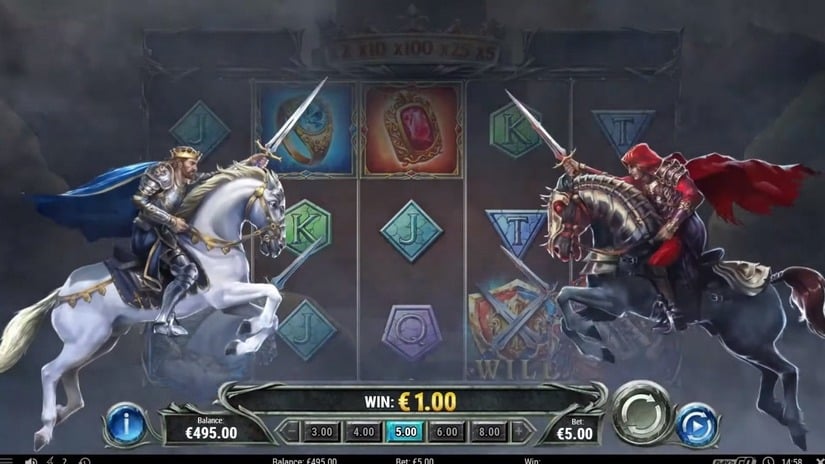 Clash of Camelot slot screen 5