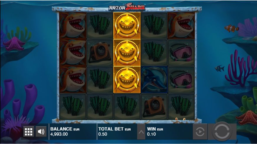 Razor Shark slot screen 4