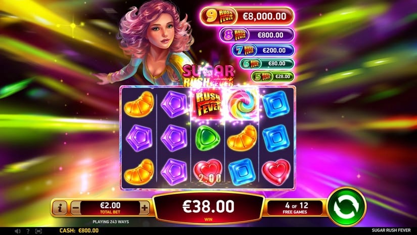 Sugar Rush Fever slot screen 4