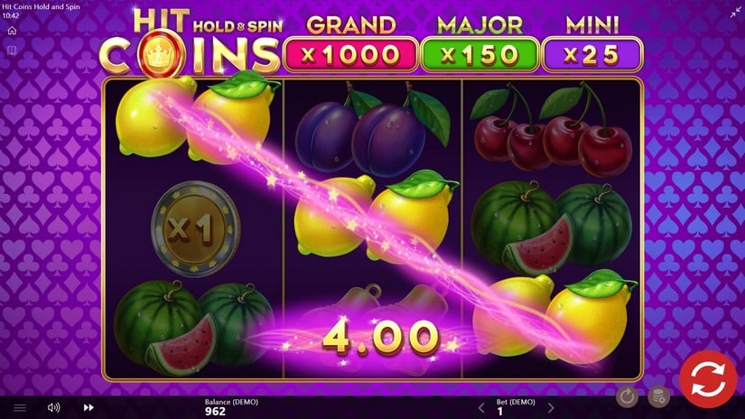 Hit Coins Hold and Spin slot screen 2