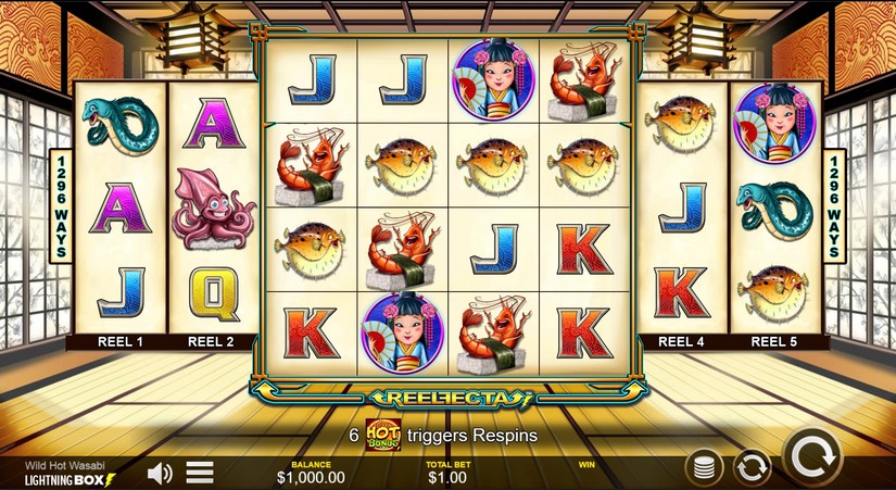 Wild Hot Wasabi slot screen 1
