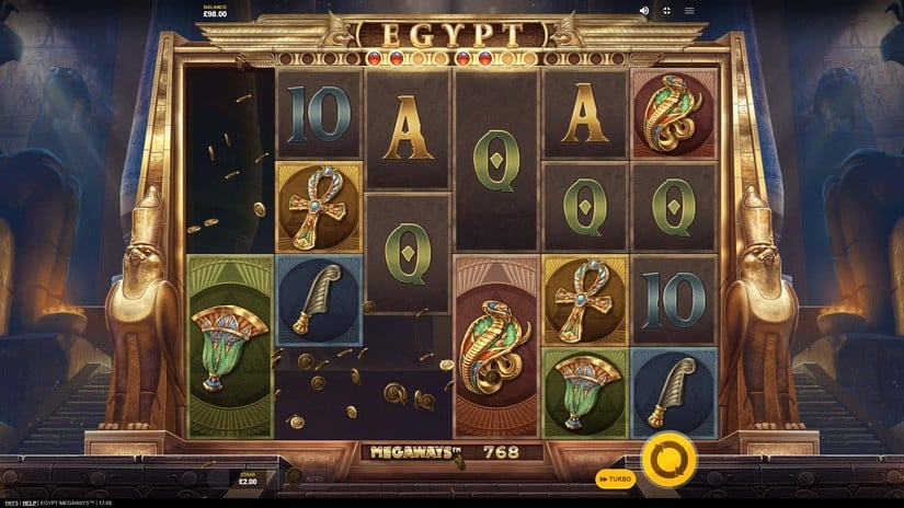 Egypt Megaways slot screen 2