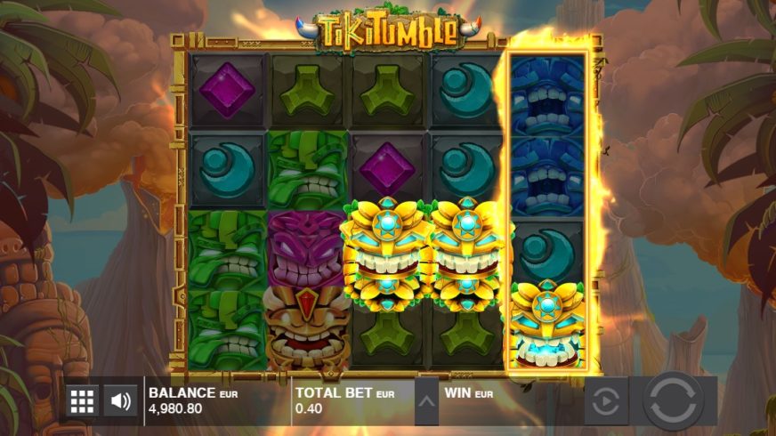 Tiki Tumble slot screen 4