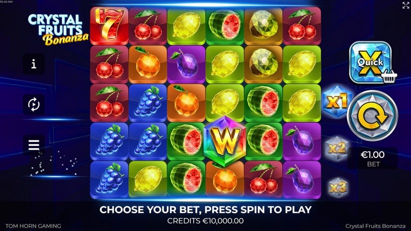 Crystal Fruits Bonanza slot screen 1