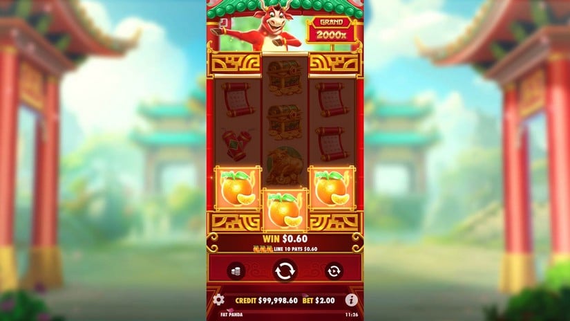 Lucky Ox slot screen 2