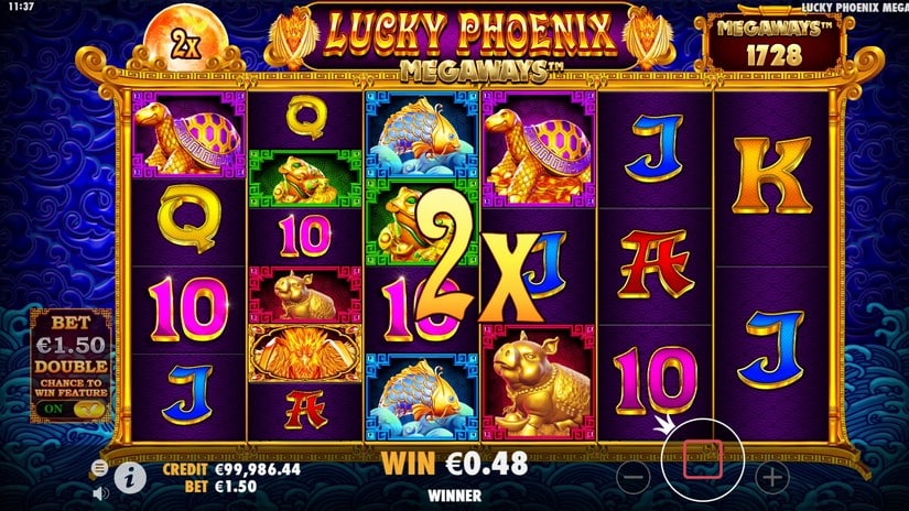 Lucky Phoenix Megaways slot screen 3