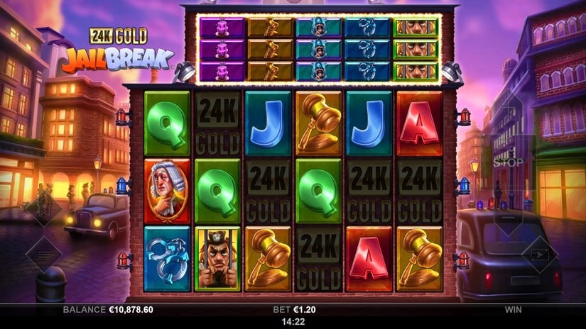 24K Gold JailBreak slot screen 2