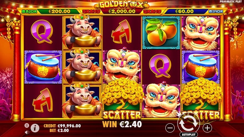 Golden Ox (Pragmatic Play) slot screen 2