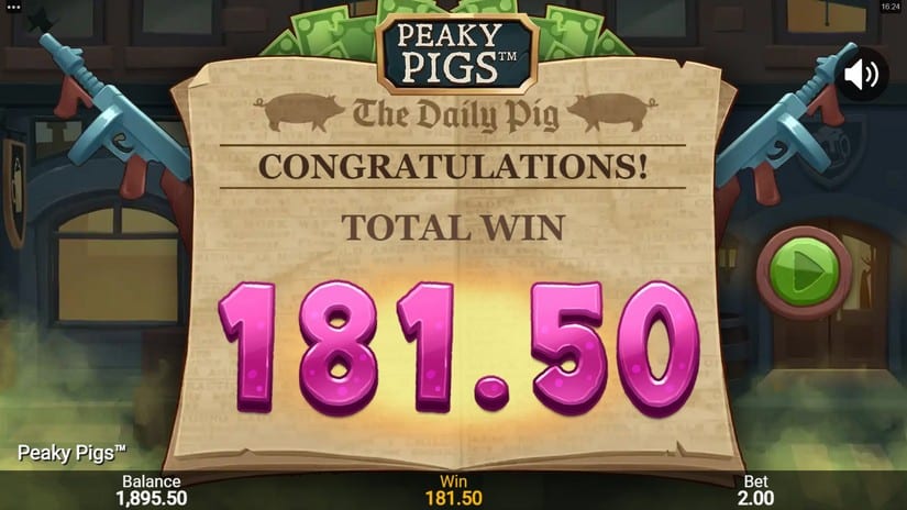 Peaky Pigs slot screen 8