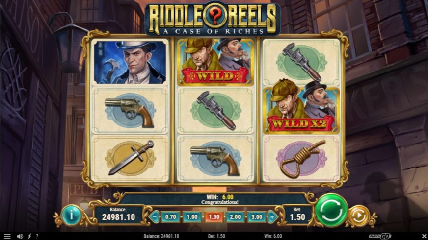 Riddle Reels: A Case of Riches slot screen 2