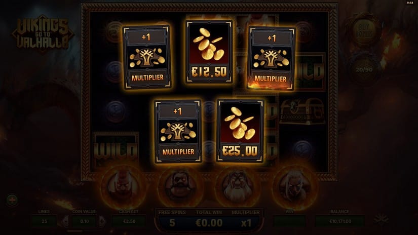 Vikings Go To Valhalla slot screen 7