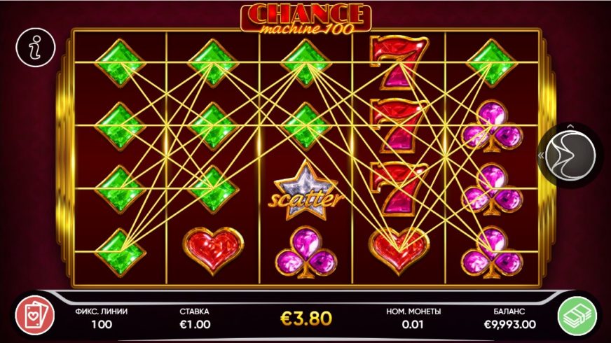 Chance Machine 100 slot screen 2