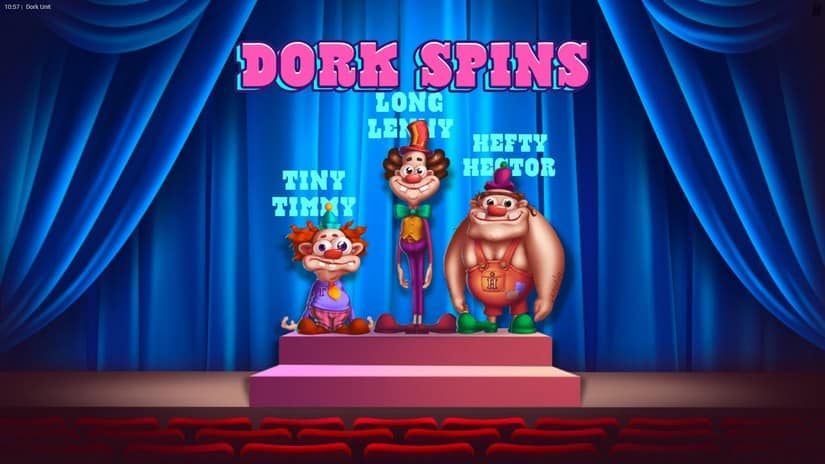 Dork Unit slot screen 5