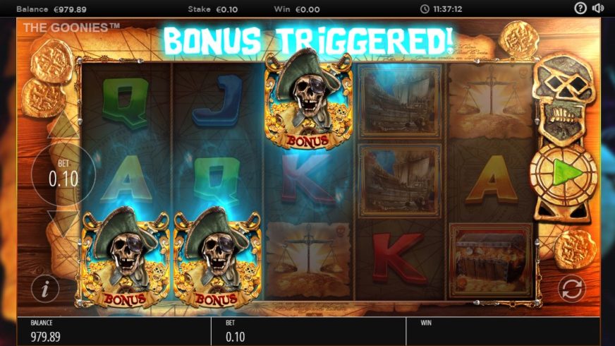 The Goonies slot screen 5
