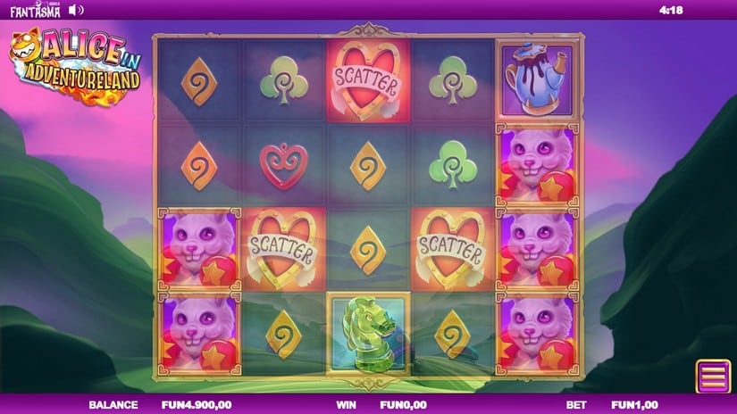 Alice In Adventureland slot screen 3