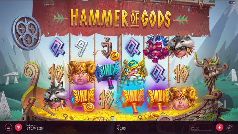 Hammer of Gods slot screen 4