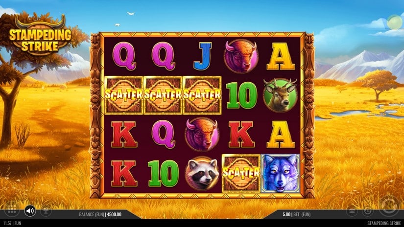 Stampeding Strike slot screen 3