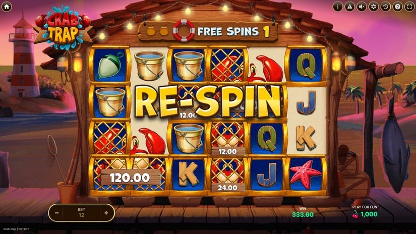 Crab Trap slot screen 2