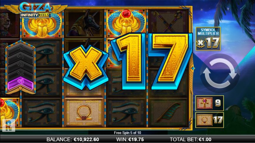 Giza Infinity Reels slot screen 4
