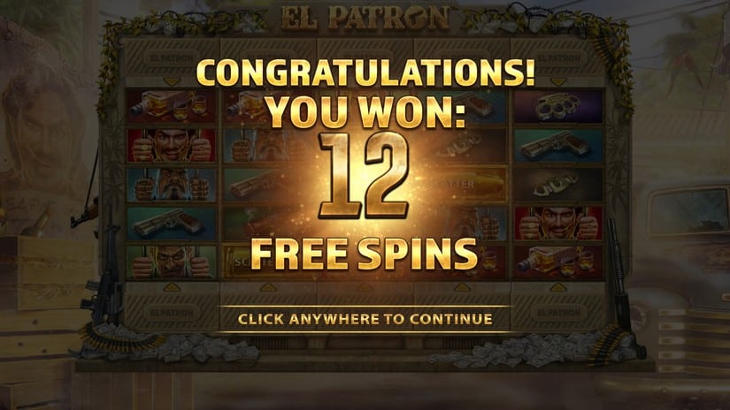 El Patron slot screen 5