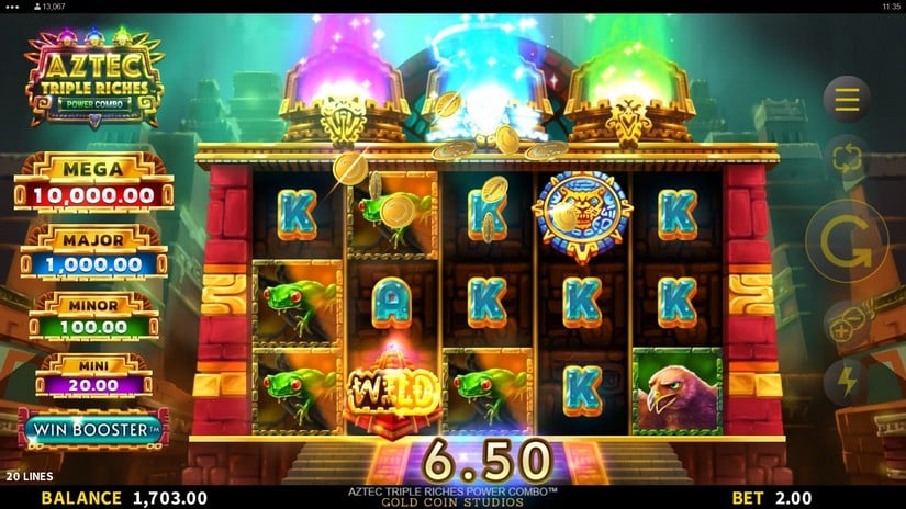 Aztec Triple Riches Power Combo slot screen 4