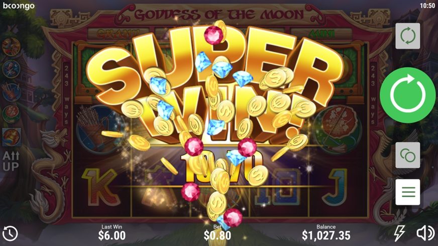 Goddess of the Moon slot screen 4