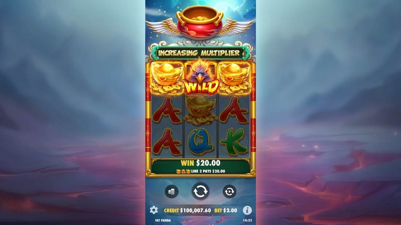 Lucky Phoenix slot screen 3