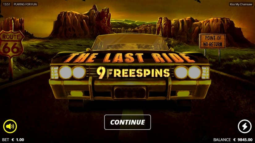 Kiss My Chainsaw slot screen 3