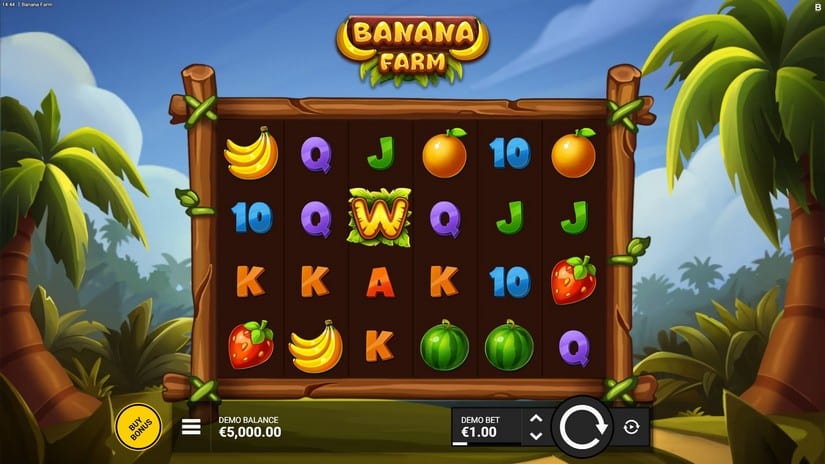 Banana Farm slot screen 1