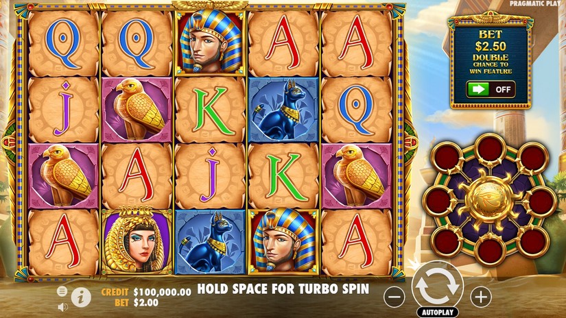 Eye of Cleopatra slot screen 1