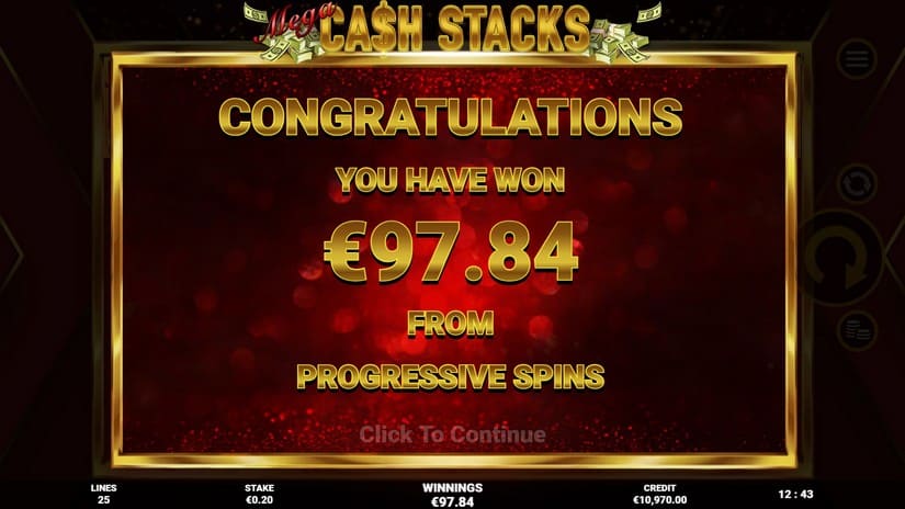 Mega Cash Stack slot screen 9