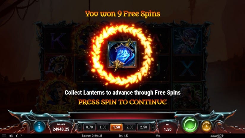 Divina Commedia I Nove Cerchi slot screen 3