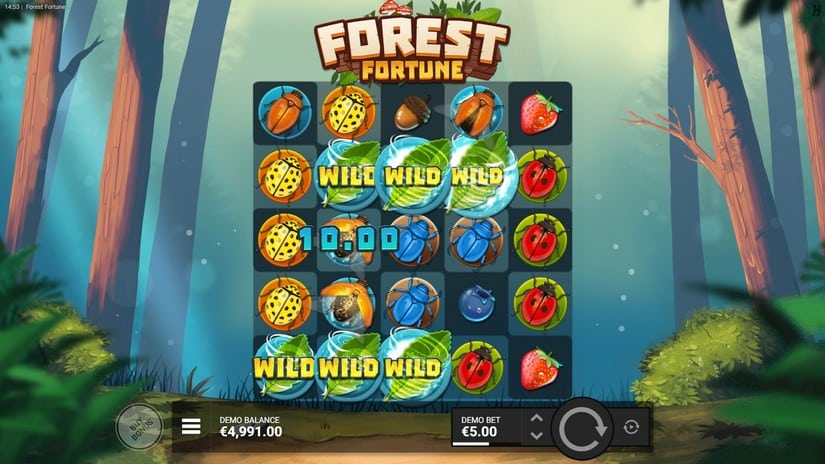 Forest Fortune slot screen 3
