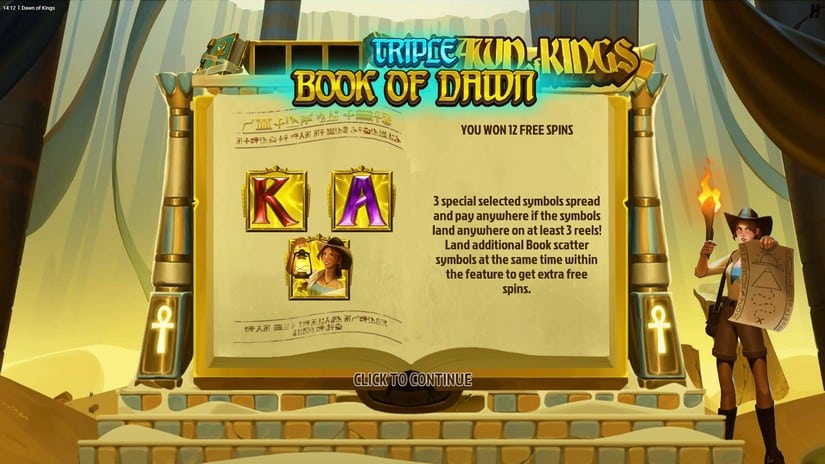 Dawn of Kings slot screen 3