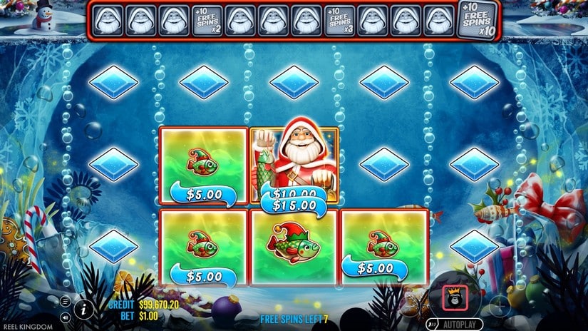 Big Bass Christmas Frozen Lake slot screen 7