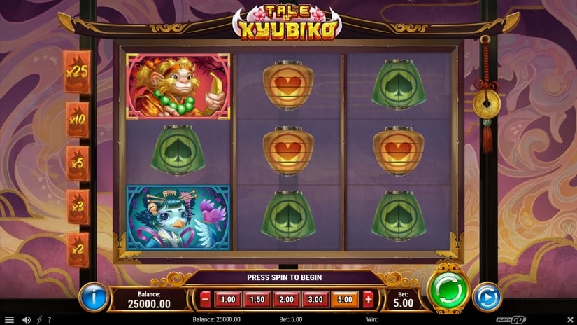 Tale of Kyubiko slot screen 1