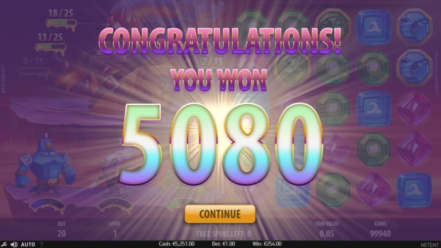 Wild Worlds slot screen 11