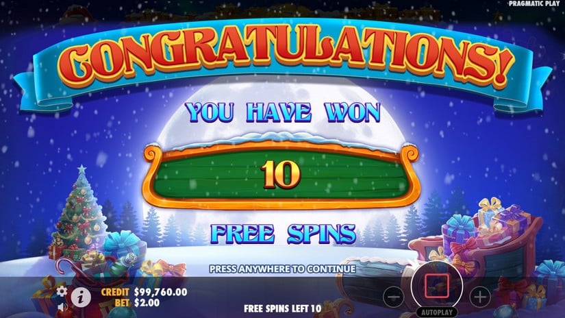 Santa’s Xmas Rush slot screen 3