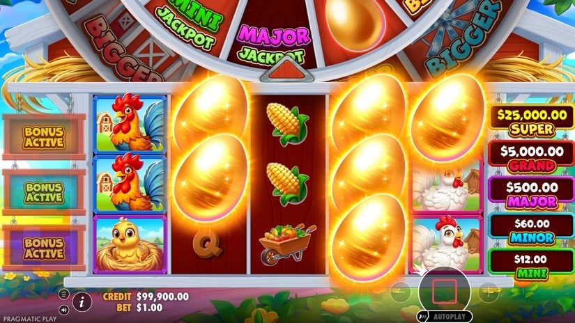 Bigger Barn House Bonanza slot screen 2