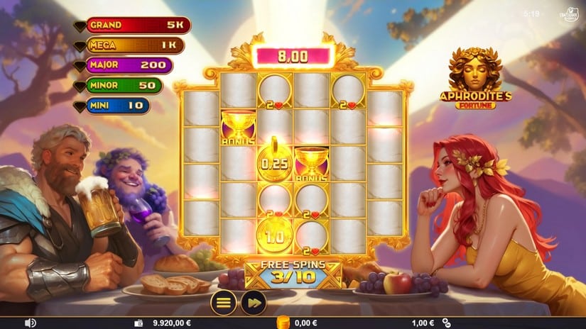 Aphrodite’s Fortune slot screen 5