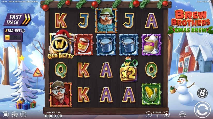 Brew Brothers Xmas Brew slot screen 1