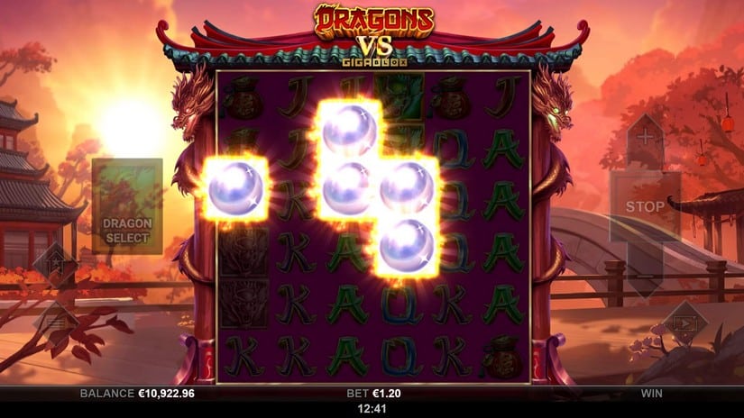 Dragons vs GigaBlox slot screen 3