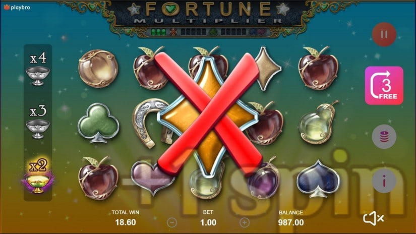 Fortune Multiplier slot screen 6