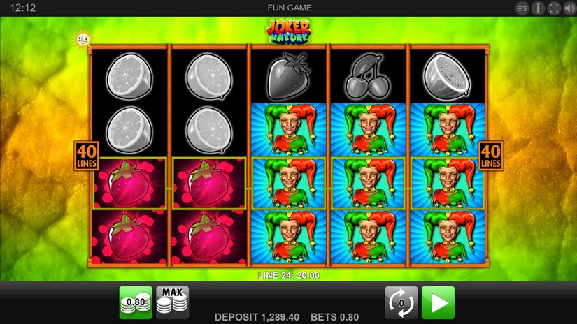 Joker Nature slot screen 5